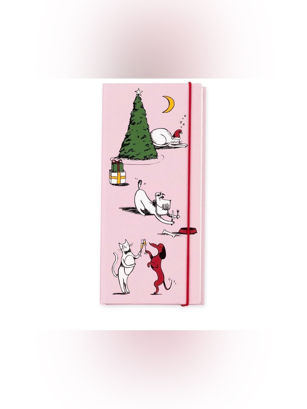 Kate Spade Holiday Party Listpad Folio with Two Lined Notepads